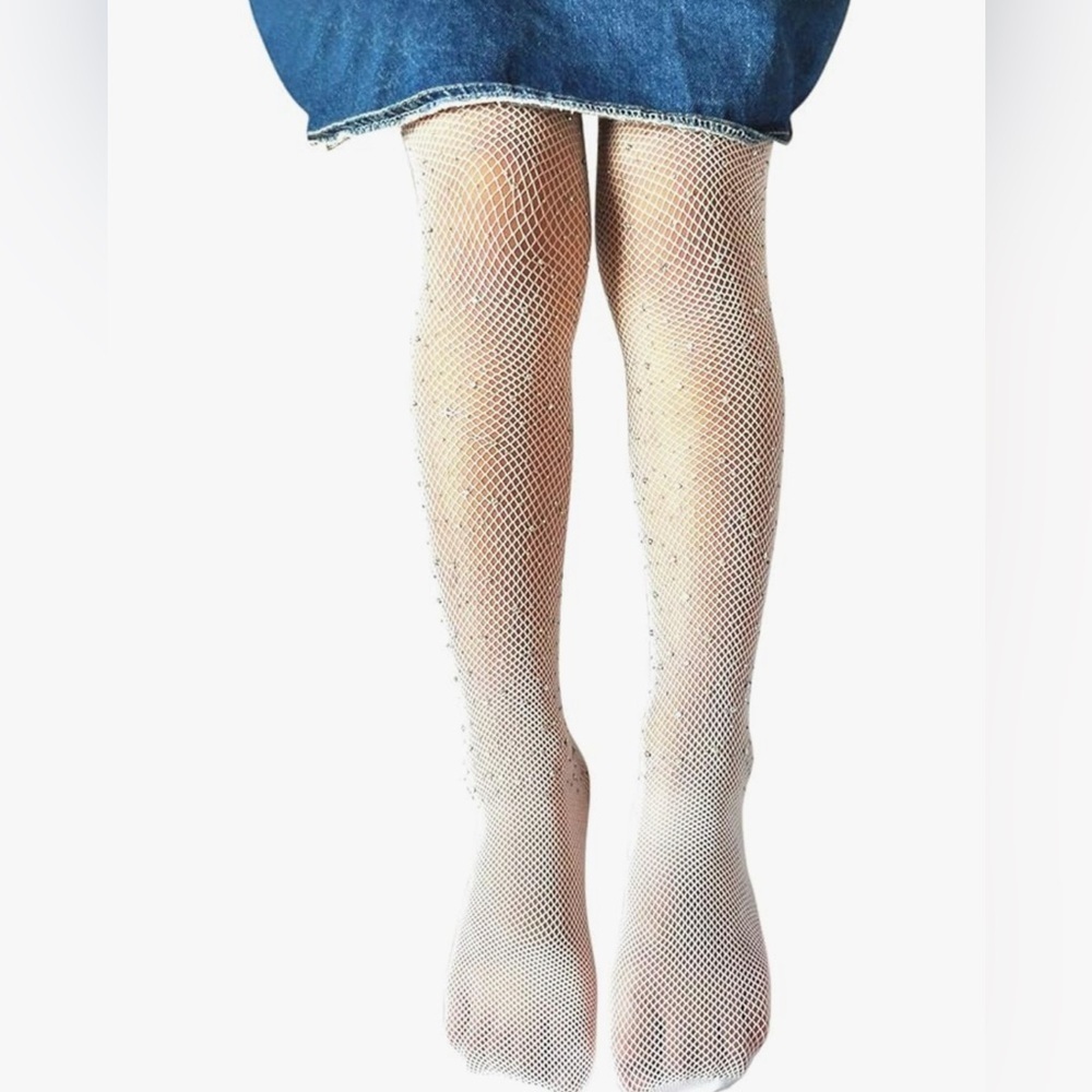 Children’s Sequin Nylon Mesh Socks | NWT